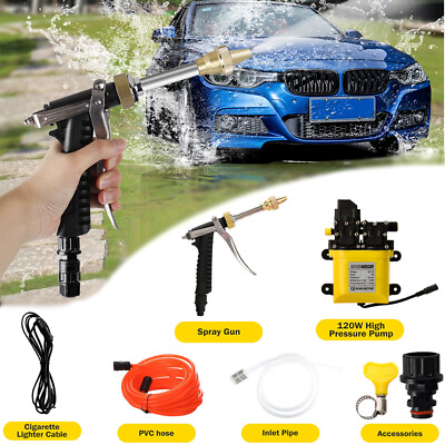High Pressure Car Power Washer Gun Pump and Hose Kit Car Clean Washer Electric #ad $45.75