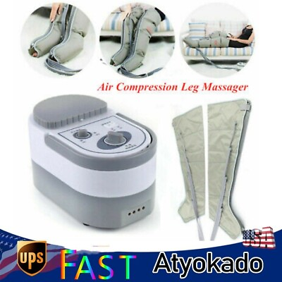 #ad Leg Foot Massager Machine Therapy Lymphatic Drainage Pressure Recovery Boots new $197.41