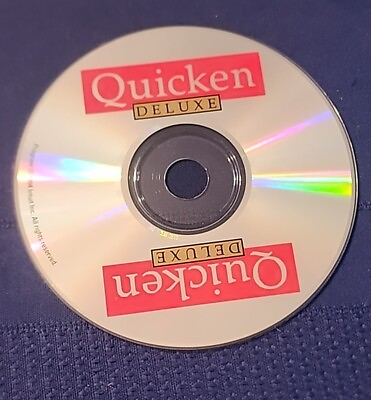 #ad NEW Vintage Quicken Deluxe for Window 95 cd rom Intuit 1994 Excellent Condition. $5.00