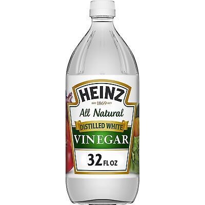 #ad All Natural Distilled White Vinegar with 5% Acidity 32 Fl Oz Bottle $5.14