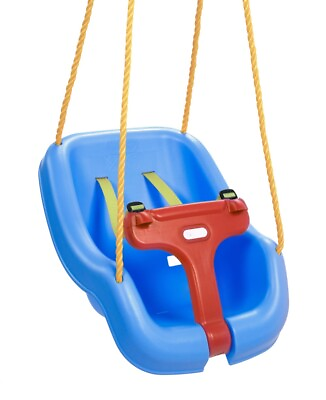 #ad 2 in 1 Snug and Secure Swing High Back Swing Can Hold up to 50 lbsBlue $23.94