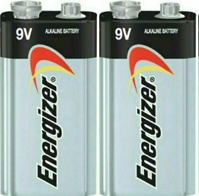 #ad 2 Energizer Max 9V 9 Volt E522 Alkaline Batteries $6.55