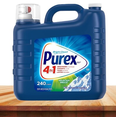 Purex Liquid Laundry Detergent Bright Clean Mountain Breeze 240 Loads 312 Oz $15.98