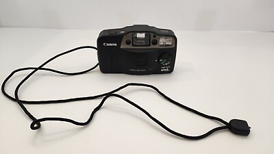 #ad Canon Sure Shot Owl Date 35mm Point amp; Shoot Film Camera Powers On Working Flash $34.99