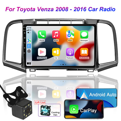 #ad Apple CarPlay Android auto For Toyota Venza 2008 16 Android GPS Radio BT Stereo $159.99