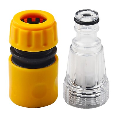 #ad Car Washer Adapter Pressure Water Pipe Quick Connector Tube Fitting Tap Adapter $7.70