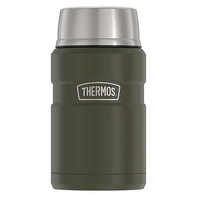 #ad Thermos Stainless King Food Jar Army Green 24 fl oz $27.24