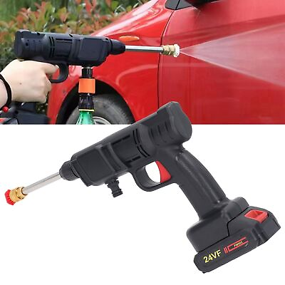#ad Cordless Pressure Washer 450PSI 2 1.3Ah Rechargeable Battery Powered Kit CX4 $63.46