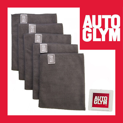 #ad Autoglym grey microfibre cloths x 5 GBP 15.99