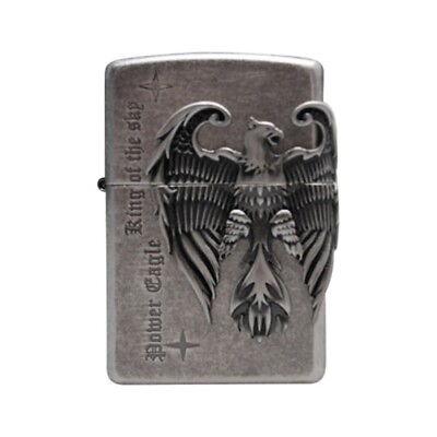 #ad Zippo Lighter Power eagle EMB SA Windproof Free Shipping 6 Flints New in Box $75.99