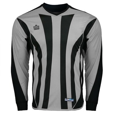 Admiral Bayern ADULT Padded Elbow Soccer Goalie Jersey Silver Black $10.99