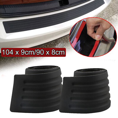 #ad Car SUV Door Sill Plate Protector Universal Guard Strips Rear Bumper Accessories $23.85