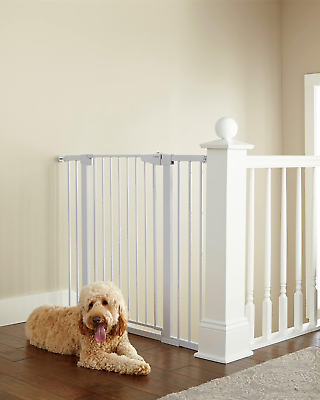 #ad 36quot; Extra Tall Baby Gate for Dogs and Kids with Wide 2 Way Door 29.7quot; 46quot; Widt $195.36