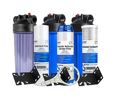 #ad Three Stage Filtration Kit with Sediment GAC and Carbon Cartridges $65.00