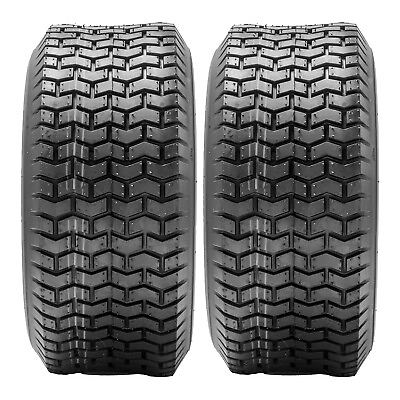 #ad Set 2 20x8.00 8 Lawn Mower Tires 4Ply 20x8.00x8 Garden Tractor Tubeless Tires $89.08