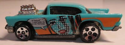 #ad Vintage Teal Hot Wheels 1976 57 Bel Air Chevy Oh Darling I Just Know Malaysia $8.97
