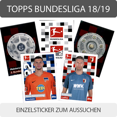 #ad Topps Bundesliga 2018 2019 Einzelsticker 1 153 zum aussuchen EUR 1.00