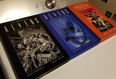 #ad Aliens and Predator Dark Horse Comics Hardcover Editions Out of Print 3 Books $150.00
