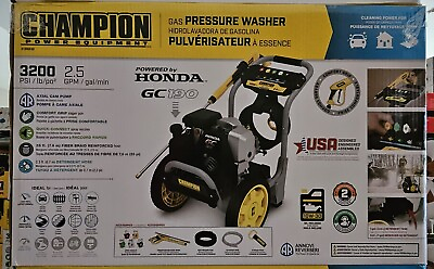 #ad #ad Champion Power Equipment Gas Pressure Washer 2.5Gpm Cold Water Honda Engine $399.00