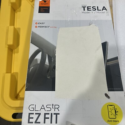 #ad Screen Protector GlasTR EZ Fit for Tesla Model Y 3 Auto $23.99