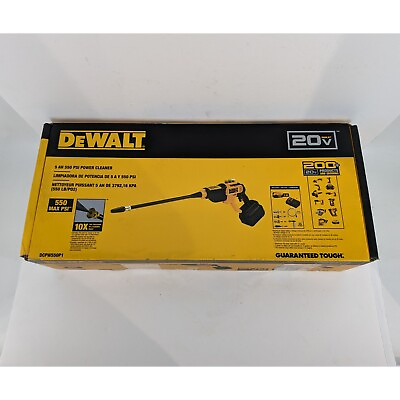 #ad #ad Dewalt DCPW550P1 20V 550 PSI Power Cleaner w 5 Ah Battery Store Display New $179.84