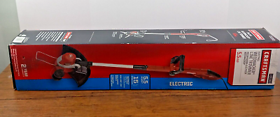 #ad CRAFTSMAN Electric Weed Wacker Line Trimmer 5.5amp 15in Cutting Path $89.99