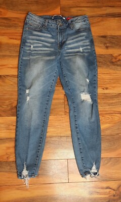 #ad Celebrity Pink The Rider Womens Skinny Ankle Stretch Size 9 29 Med Wash Denim $19.85