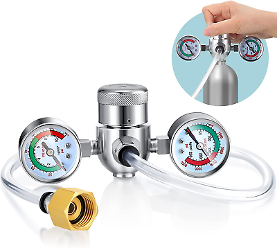#ad Pressure Regulator Valve with Hose Line and Adapter for Whipped Cream Chargers $58.63