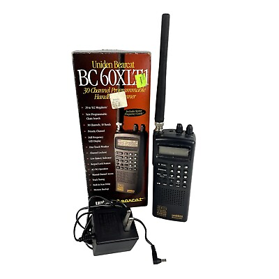 #ad Uniden Bearcat BC60XLT 1 Handheld 30 Channel 10 Band Radio Scanner Gently Used $74.94