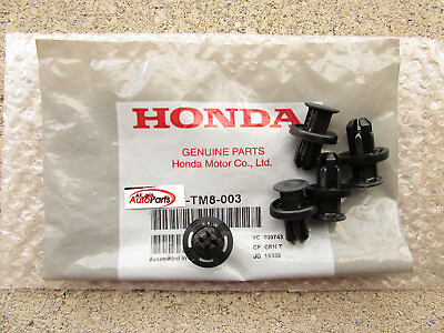 #ad FITS: 12 22 HONDA UNDER COVER RETAINER CLIPS OEM QTY = 5 BRAND NEW BLACK $15.11