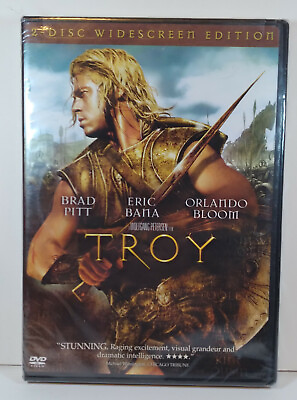 #ad Troy DVD 2005 2 Disc Set Widescreen NEW Brad Pitt Eric Bana Orlando Bloom $9.99