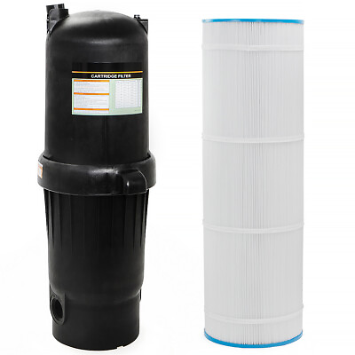 #ad XtremepowerUS 120 Square Foot for In Ground Pool amp; Spa Cartridge Filter Clean $279.95