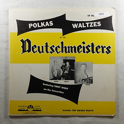 #ad Tony Wolf Deutschmeisters Record Album Vinyl LP $5.77