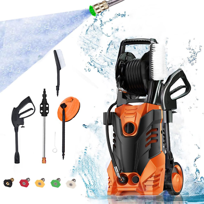 PRESSURE POWER WASHER 3000 PSI 2.0 GPM Electric for Outdoor Use Orange #ad $197.37