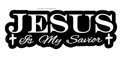 Jesus Is My Savior Christian Cross Christ Car Truck Laptop Sticker Decal 6quot; #ad #ad $4.99