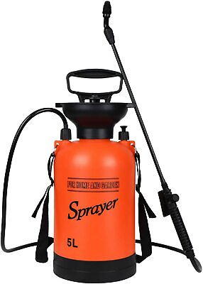 #ad #ad iPower 1.35 Gallon Lawn Garden Pump Sprayer with 2 Different Spray Patterns $23.99