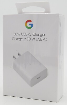 #ad Google 30W USB C Fast Charger G9BR1 White For Google Pixel 6 amp; Pixel 7 New $18.95
