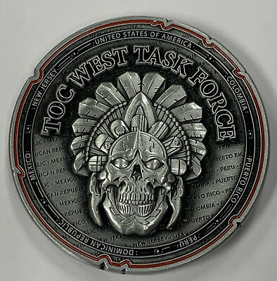 FBI Newark Division TOC West Task Force The Brick City Challenge Coin $49.99