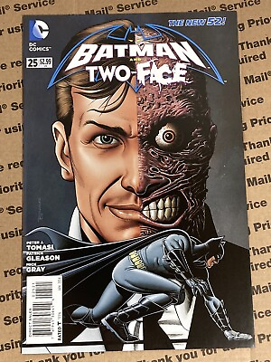 #ad BATMAN AND ROBIN 2014 #25 1:25 Brian Bolland Variant DC Comics Two Face VHTF $14.99
