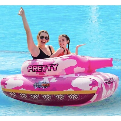#ad #ad Pretty Punisher Pool Float Water Cannon Adults Kids Inflatable Tank Beach Lake $49.99