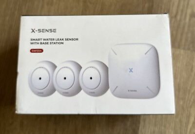 #ad X Sense SWS54 Smart Water Leak Sensor Alarm With Base Station $28.99