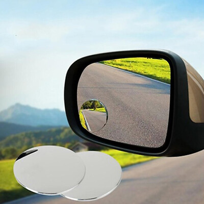 #ad 1 Pair Rearview Auxiliary Mirror Strong Adhesiveness Anti fogging Auto Rearview $17.45