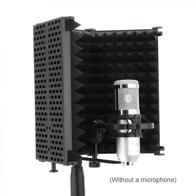 #ad Microphone Isolation Shield Studio Mic Sound Absorbing Foam for Recording Studio $26.59
