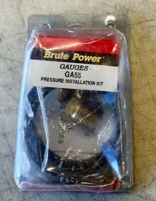 #ad NOS BWD Brute Power Universal Gauge Pressure Installation Kit #GA55 Fast Ship $12.99
