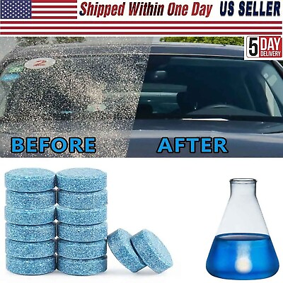 #ad Car Windshield Washer Tablets 6 PCS Washer Fluid Tablets Glass Cleaner Conce $4.99