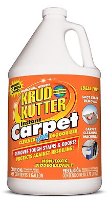 #ad KRUD KUTTER CR01 2 Carpet Cleaner Stain Remover 1 Gallon $25.19