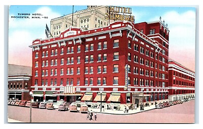 #ad Postcard Zumbro Hotel Rochester Minnesota MN T91 $1.99