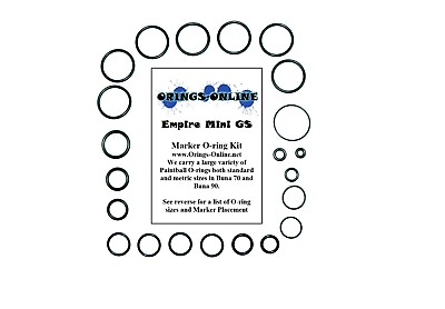 #ad Empire Mini GS Paintball Marker O ring Oring Kit x 2 rebuilds kits $12.05