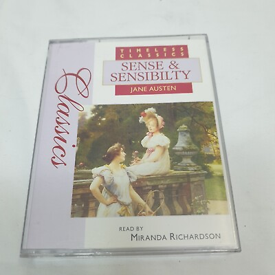 #ad Sense amp; Sensibility Jane Austin 2 Tapes Audio Book told by Miranda Richardson GBP 5.99