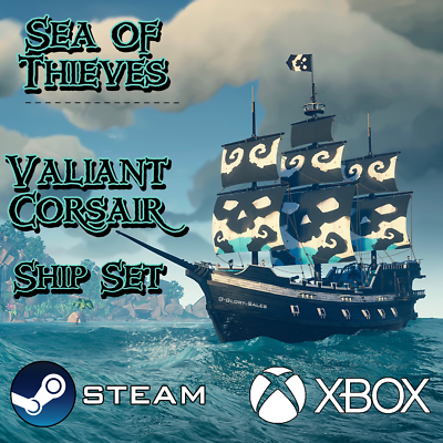 #ad #ad Sea of Thieves Valiant Corsair Ship Set DLC STEAM XBOX $1.99